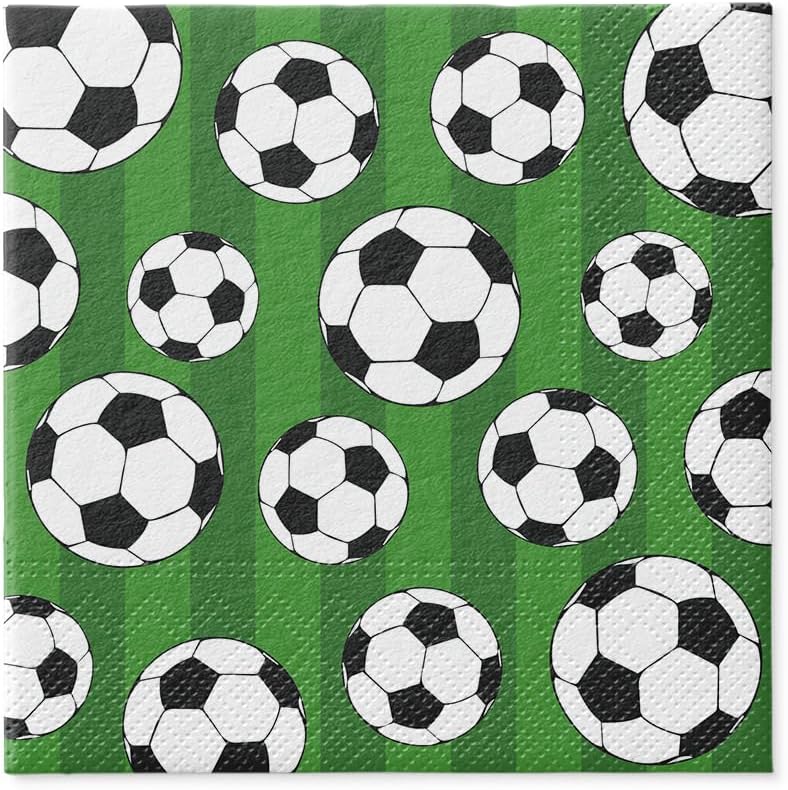 Design Napkins Soccer Ball 'Paw'