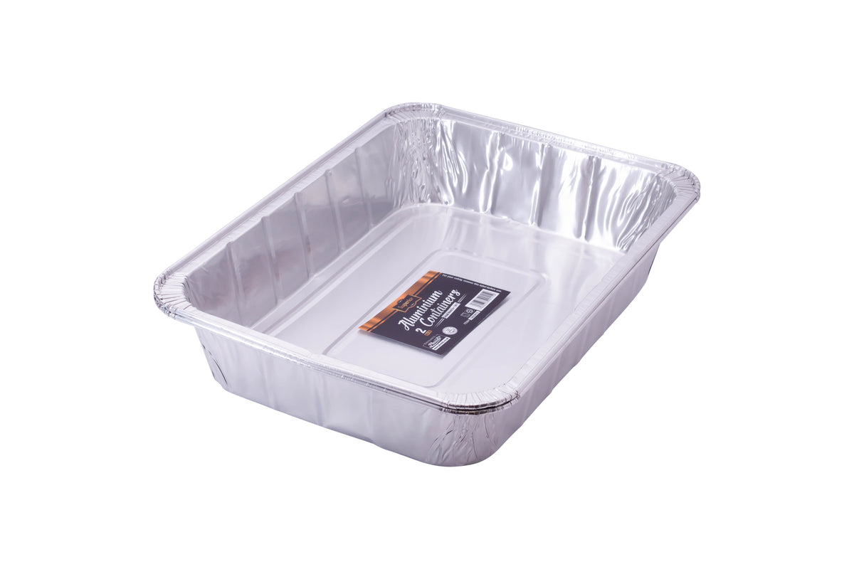 Packed Aluminium Containers Small Roaster "Superior"