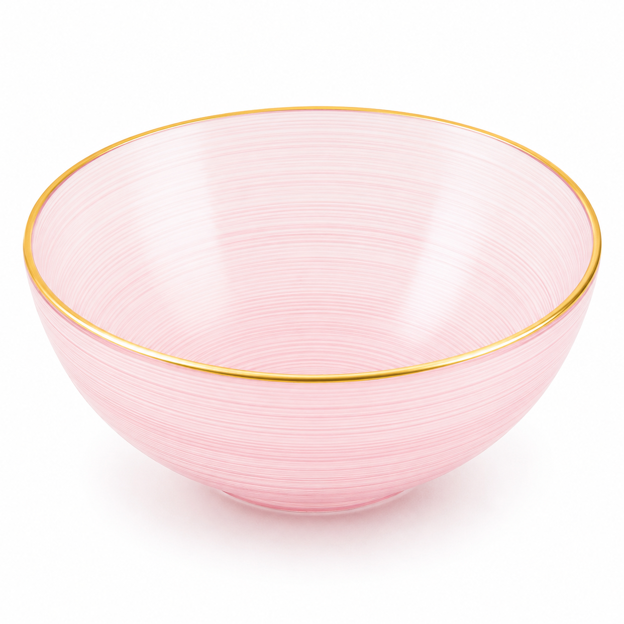 Regal Collection 16oz Bowl Pink/Gold 'Superior' 12/10's