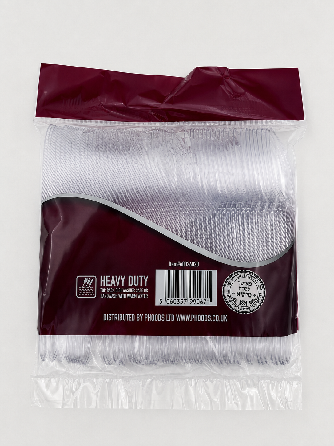 Plastic Spoons Clear Heavy Duty 'Splendid' 20/50's
