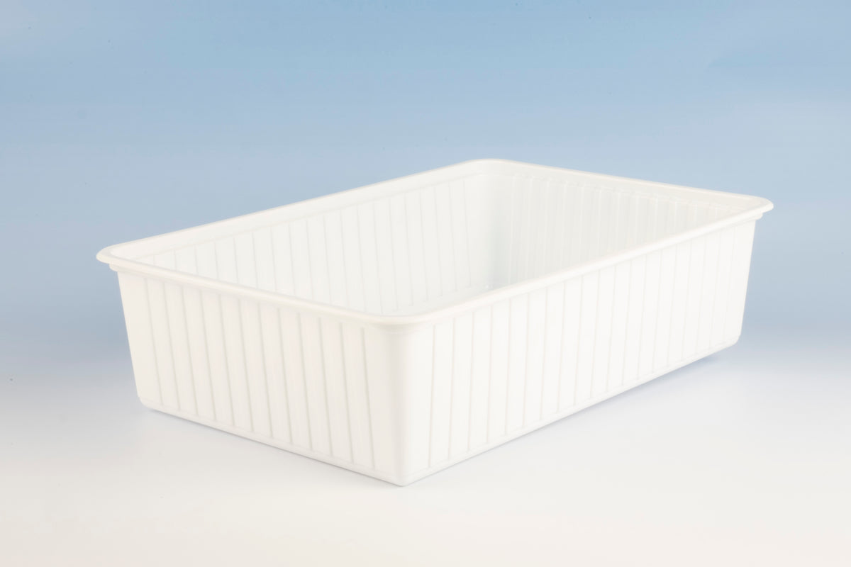 Plastic Containers 7000cc Rect White 100/CS