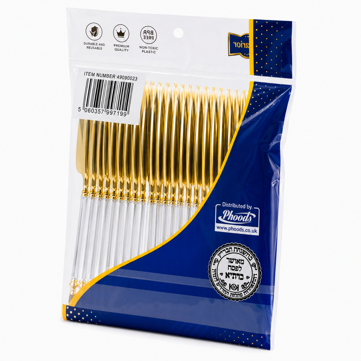 Superior Small Forks Gold Silver Gold