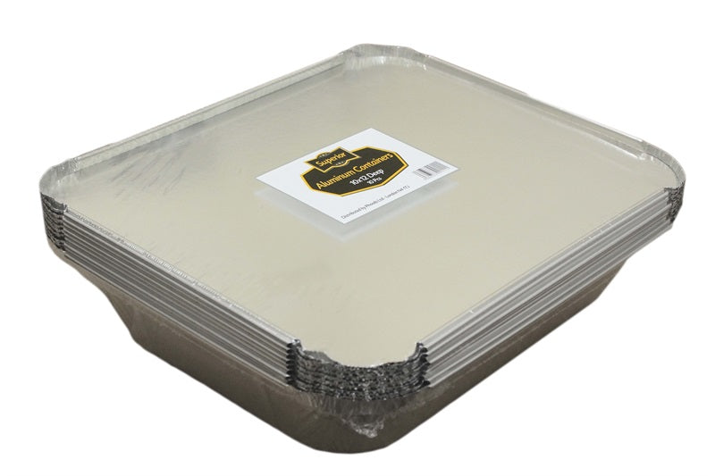 Aluminium Containers Packed 10/12 Deep - Heavy Duty 'Superior'