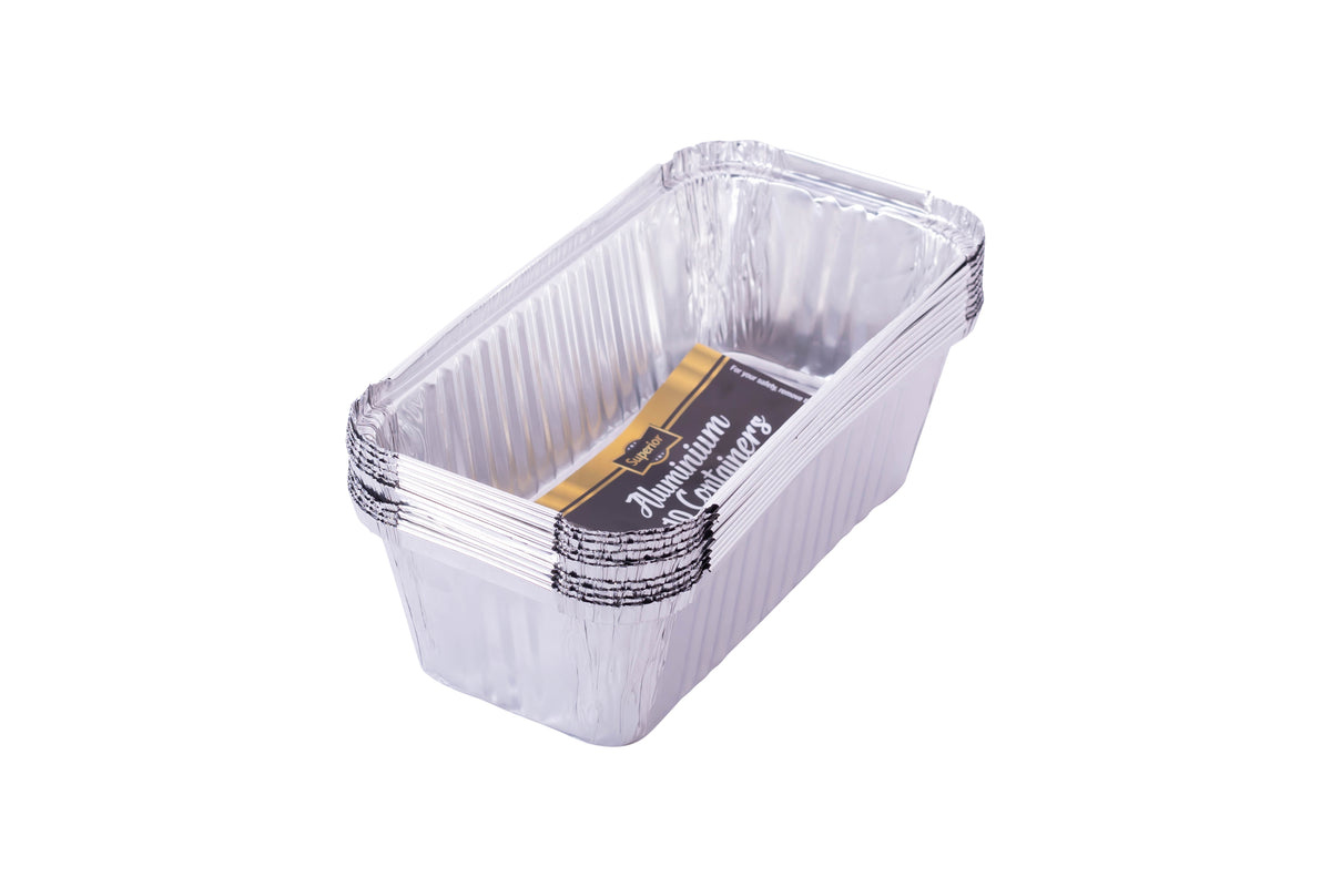 Packed Aluminium Containers 1.5 Litre 'Superior'