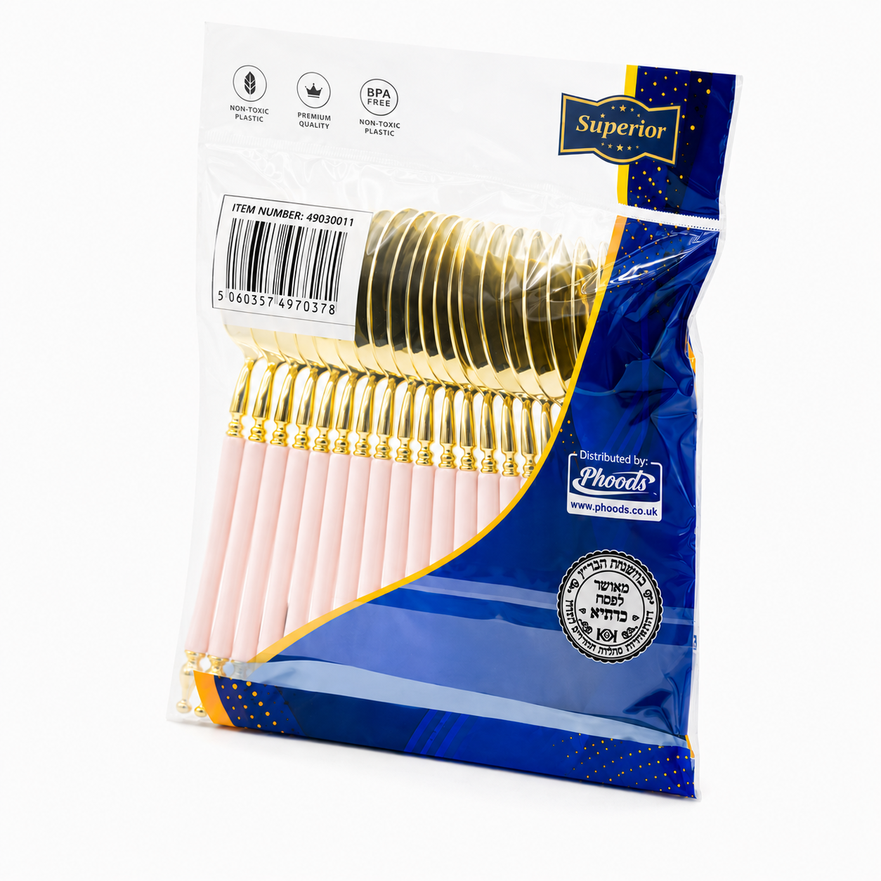 Superior Teaspoons Gold Pink Gold