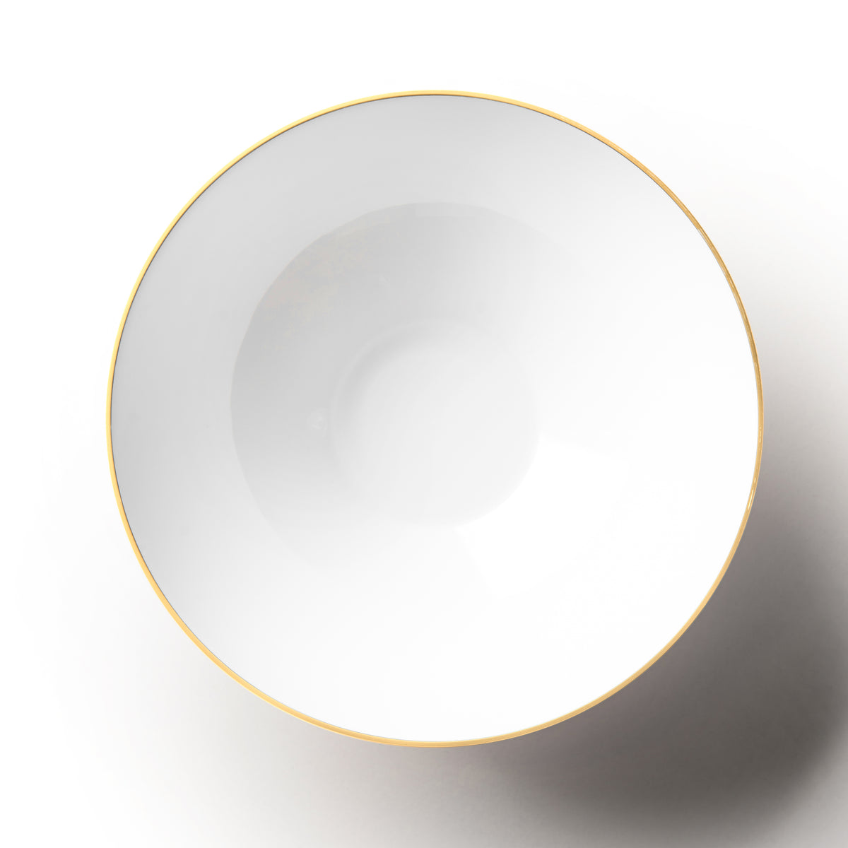 Bowls 16oz Clear/Gold 'Decor'
