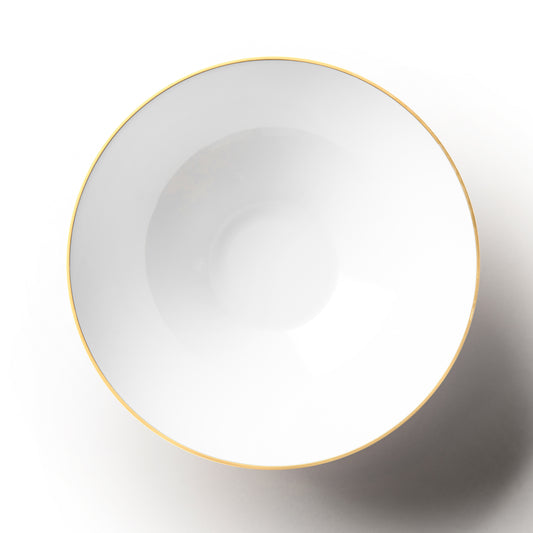 Bowls 16oz Clear/Gold 'Decor'