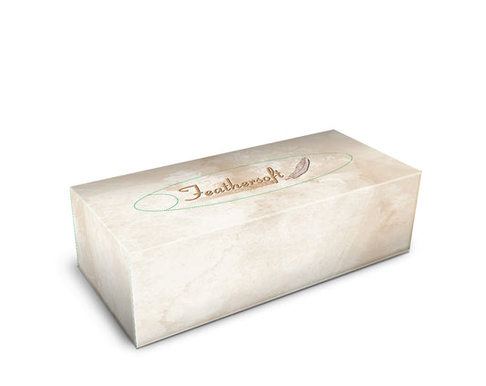 Soft White Facial Tissues 2ply 'Feathersoft'