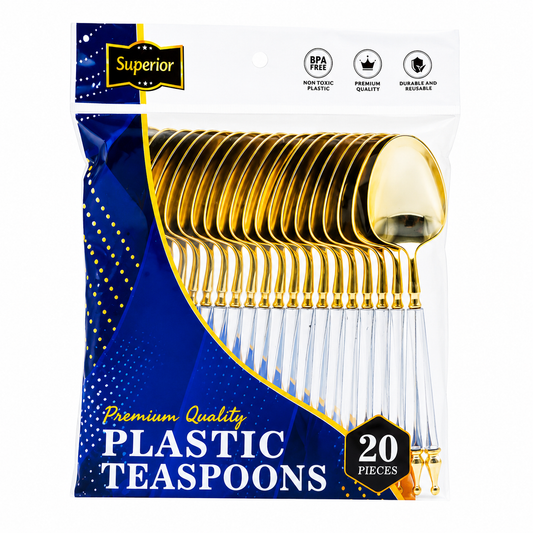Superior Teaspoons Gold Silver Gold
