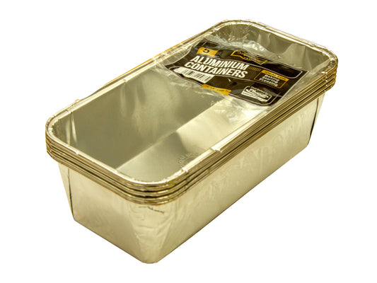 Aluminium Containers 10"x5" Loaf Tray