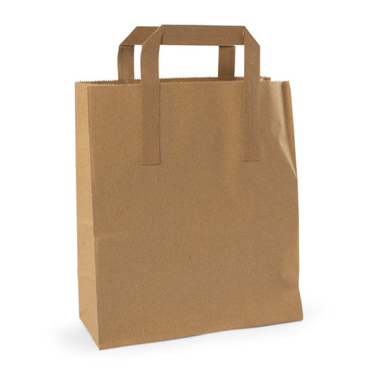Kraft Paper Carrier Bags S.O.S. 175x90x220mm Small 250/CS