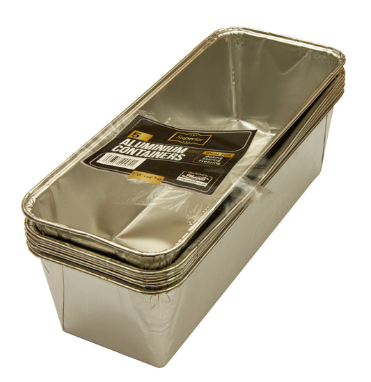 Aluminium Containers 12"x5" Loaf Tray