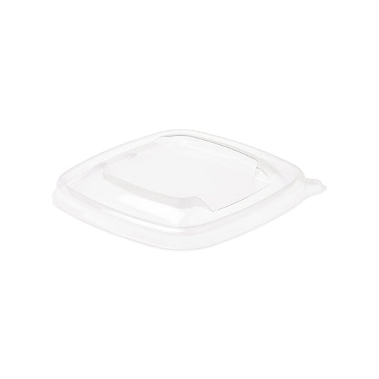 Plastic Dome Lids for Pulp Bowl Sqaure 375ml