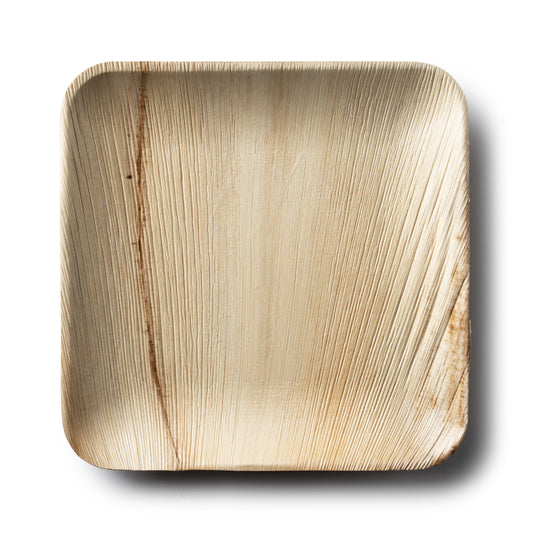Square Palm Leaf 6" Plates