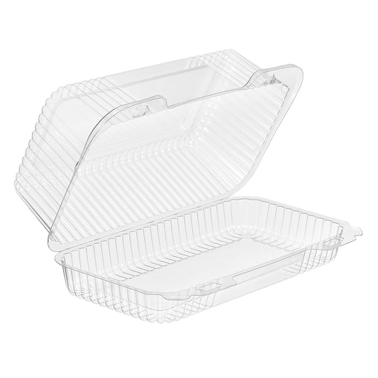 Plastic Containers 'Sure Lock' Clear Hinged Lid
