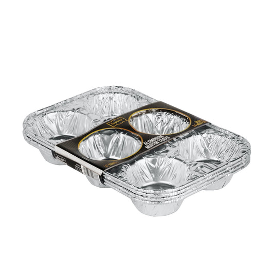 Aluminium Muffin Pans 6 Cavity 'Superior'