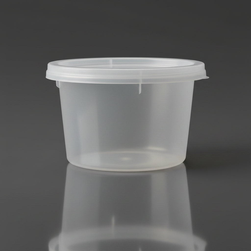 Plastic Containers & Lids 4oz Satco