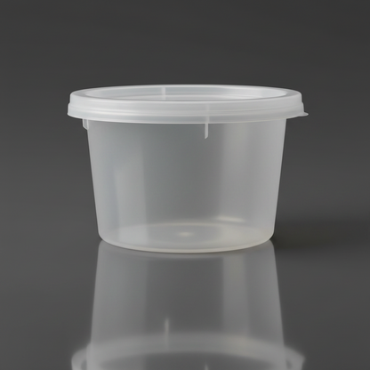 Plastic Containers & Lids 4oz Satco
