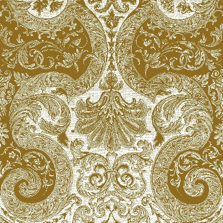 Design Napkins Fairy Ornament Gold 'Paw'