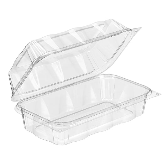 Plastic Containers 'Crystal Fresh' Clear Hinged Lid