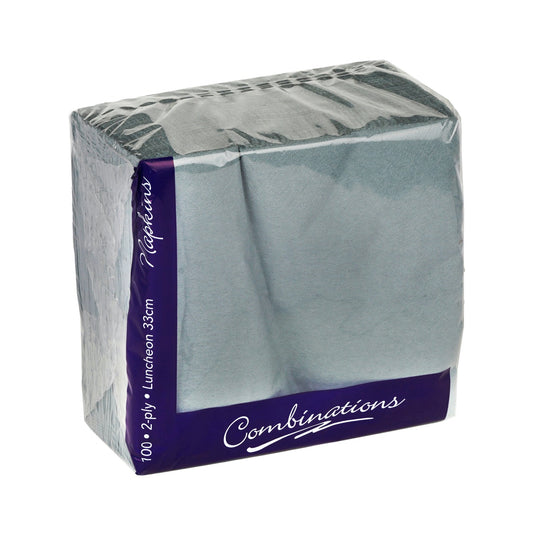 Premium Napkins Grey 33cm 'Combinations'