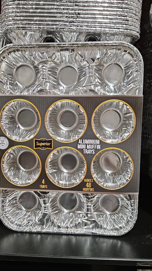 Aluminium Muffin Pans 12 Cavity 'Superior'