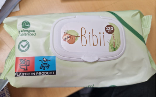 Baby Wipes 'Bibii' Aloe Vera