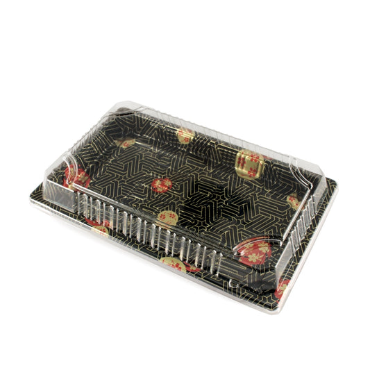 Plastic Sushi Tray 010 (185mm x 130mm x 20mm)