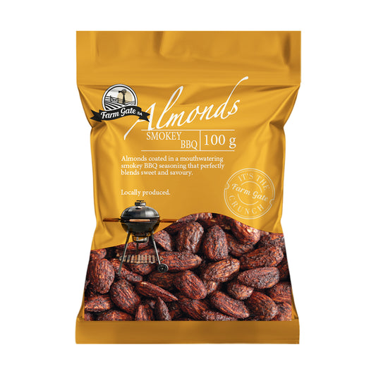 Smokey BBQ Flavoured Almonds Nuts 'Farmgate' 100g
