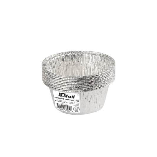 Aluminium Containers Round 4.5" Deep