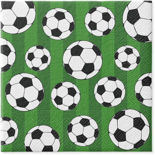 Design Napkins Soccer Ball 'Paw'