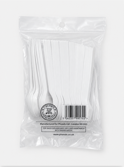 Plastic Teaspoons White 'Choice' 20/100's