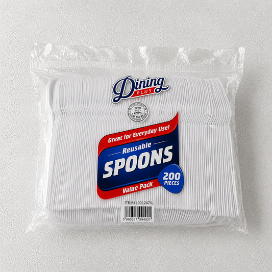 Plastic Spoons White "Dining Plus"