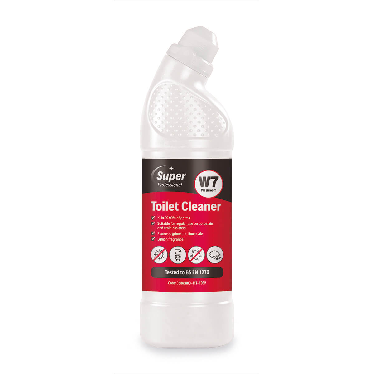 Strong Toilet Cleaner 'Kills 99% Germs' 'Super' 12/750ml