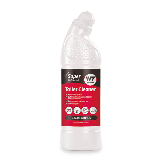Strong Toilet Cleaner 'Kills 99% Germs' 'Super' 12/750ml