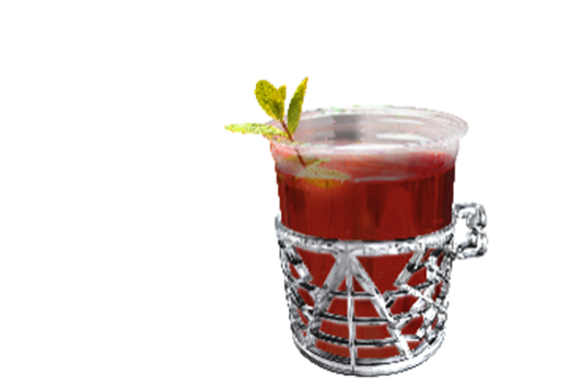 Plastic Silver Cup Holders For 8oz Cups 'Decor'
