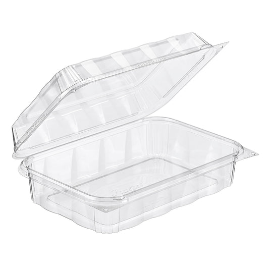 Plastic Containers 'Crystal Fresh' Clear Hinged Lid