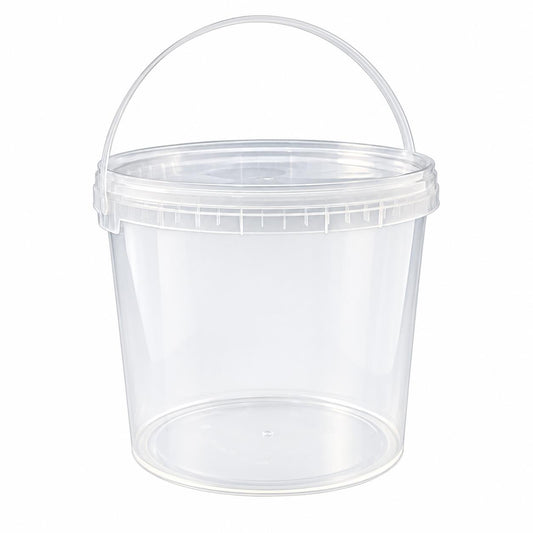 Plastic Clear Buckets 5.6L 1/CS