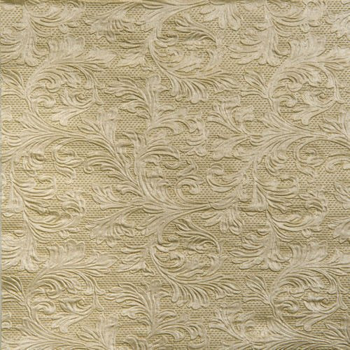 Design Napkins Embossed Fiorentina uni Gold 'Nouveau'