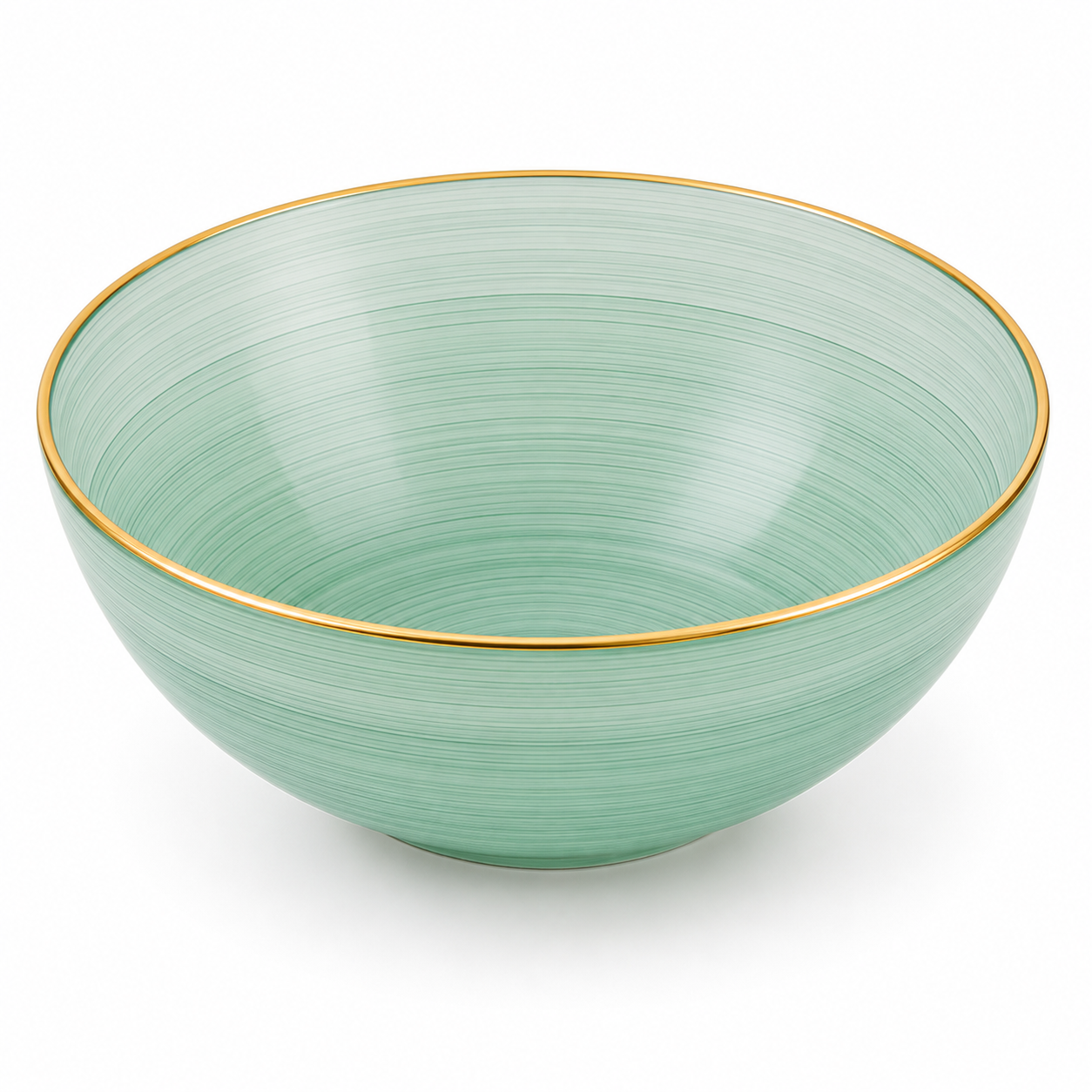 Regal Collection 16oz Bowl Green/Gold 'Superior' 12/10's