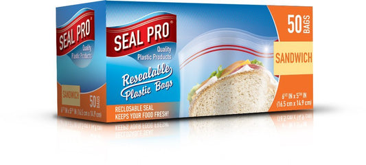 Zip-Lock Sandwich Bags 'Seal Pro'