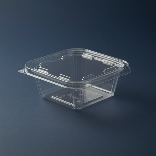 Plastic Containers 'Safety Fresh' 12oz Clear