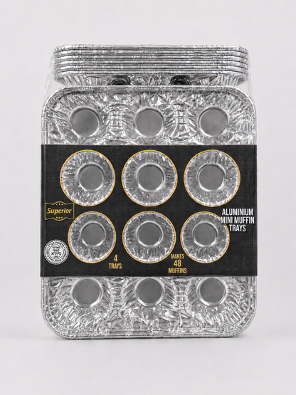 Aluminium Muffin Pans 12 Cavity 'Superior' 50/4's