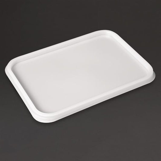 Lids for Plastic Containers Rectangular Natural 2/4 Litre 380/CS