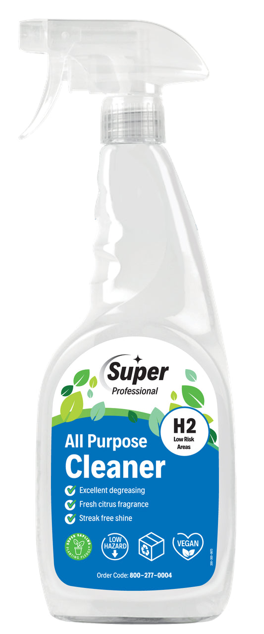 Multi Purpose Cleaner Trigger Spray (H2) 'Super' 6/750ml