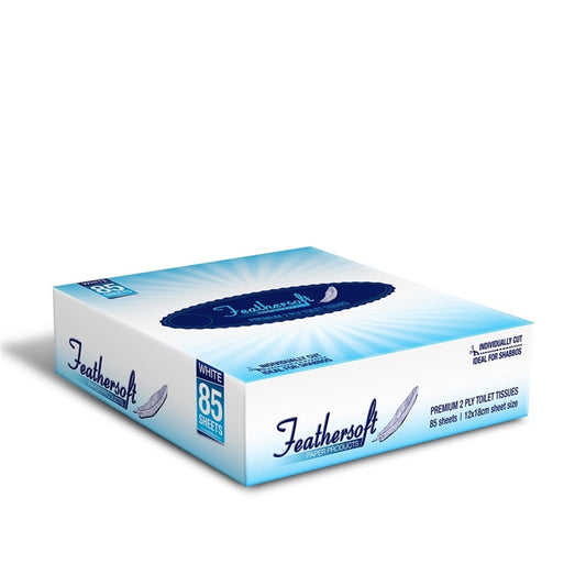 Toilet Paper Flat Pack 2ply 'Feathersoft'