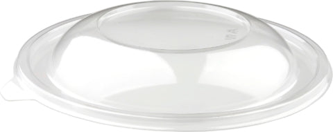 Lids for Plastic Clear Round Salad Bowls 58oz (1500cc 23cm⌀) DOM52048 100/CS