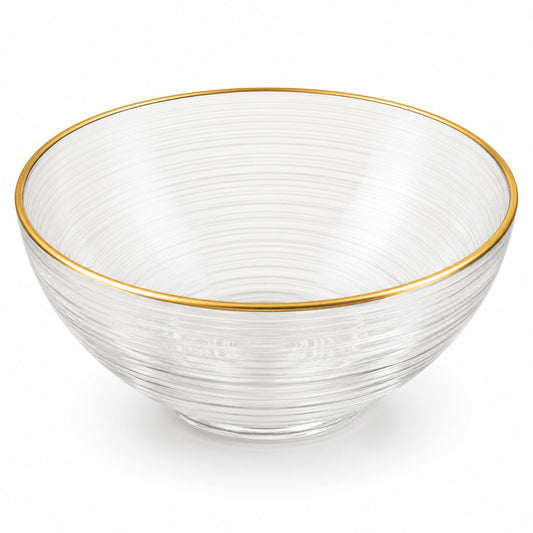 Regal Collection 6oz Bowl Clear/Gold 'Superior' 12/10's