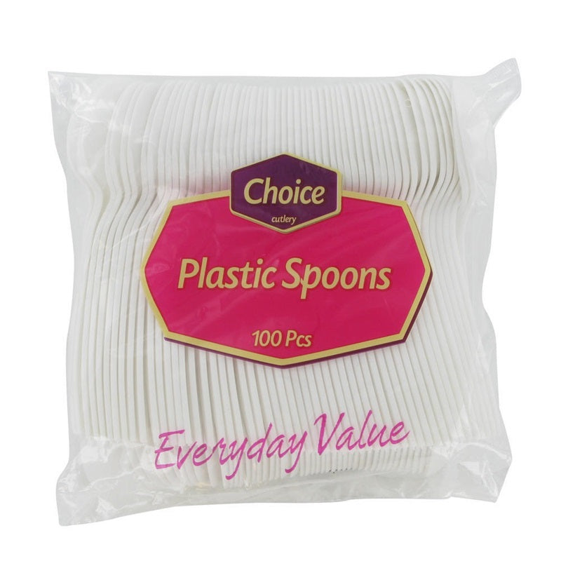 Plastic Spoons White 'Choice'