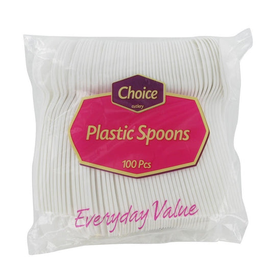Plastic Spoons White 'Choice'